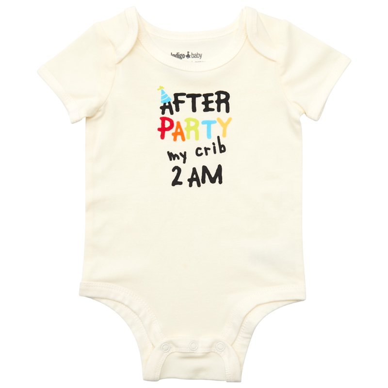 Funny Baby Vest Baby Shower Gift Boys Girls Bodysuit Grow Party 3am My Crib